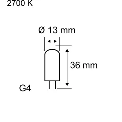 Standard 12V - LED Stiftsockel 3er-Set
