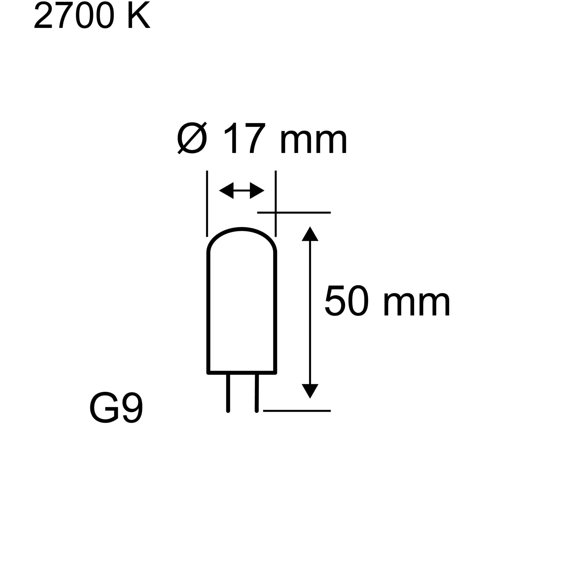 Standard 230V - LED Stiftsockel 3er-Set