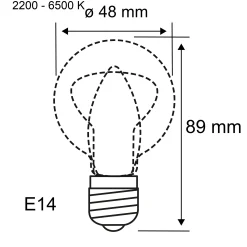 Standard 230V Smart Home Zigbee 3.0 - LED Tropfen E14