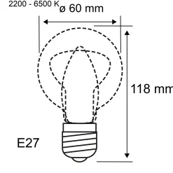 Standard 230V Smart Home Zigbee 3.0 - LED Birne E27