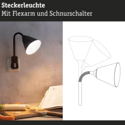 Steckerleuchte - Junus Flexarm