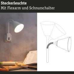 Steckerleuchte - Junus Flexarm