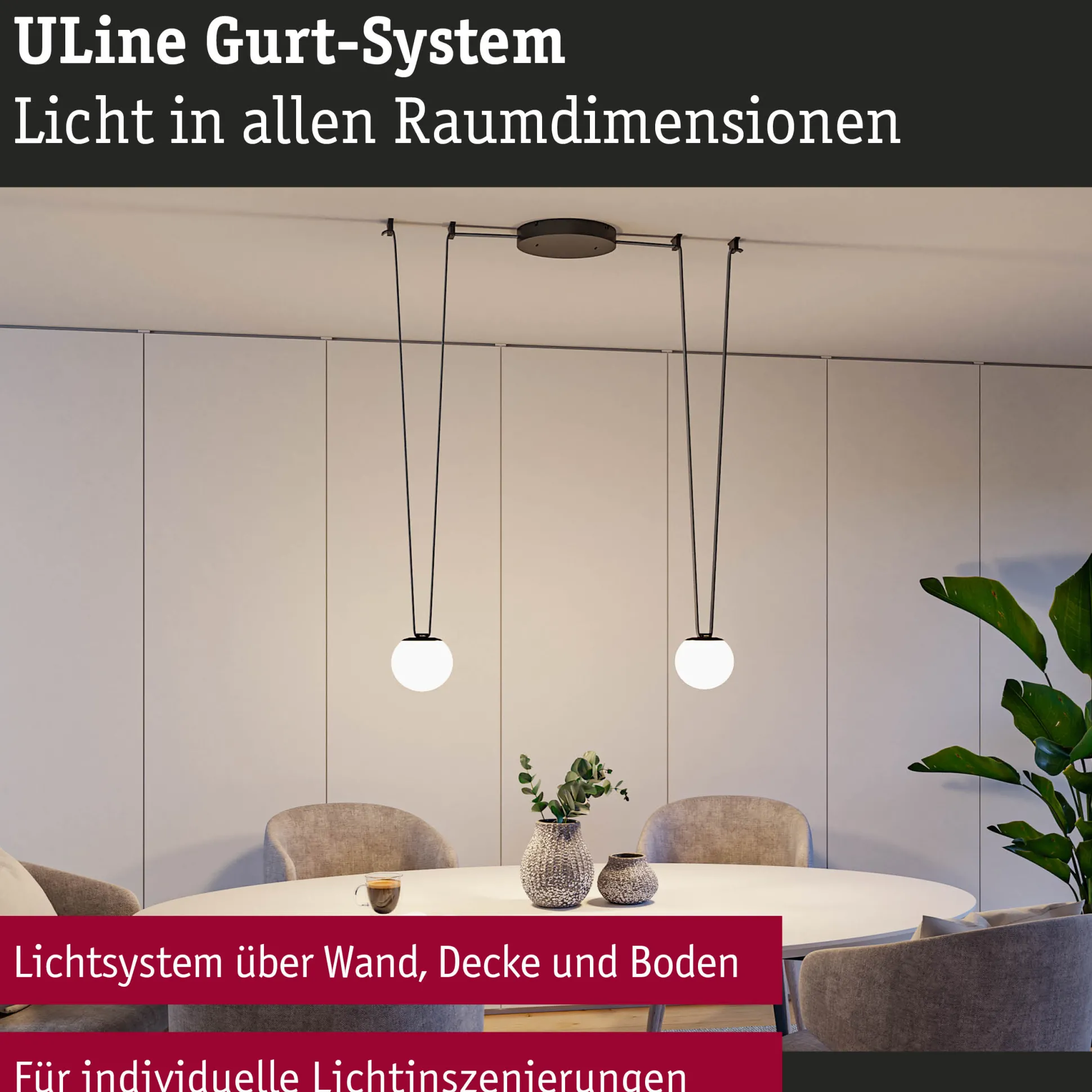 ULine LED Pendel - Ball