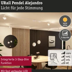 URail Pendel 3-Step-Dim - Alejandro