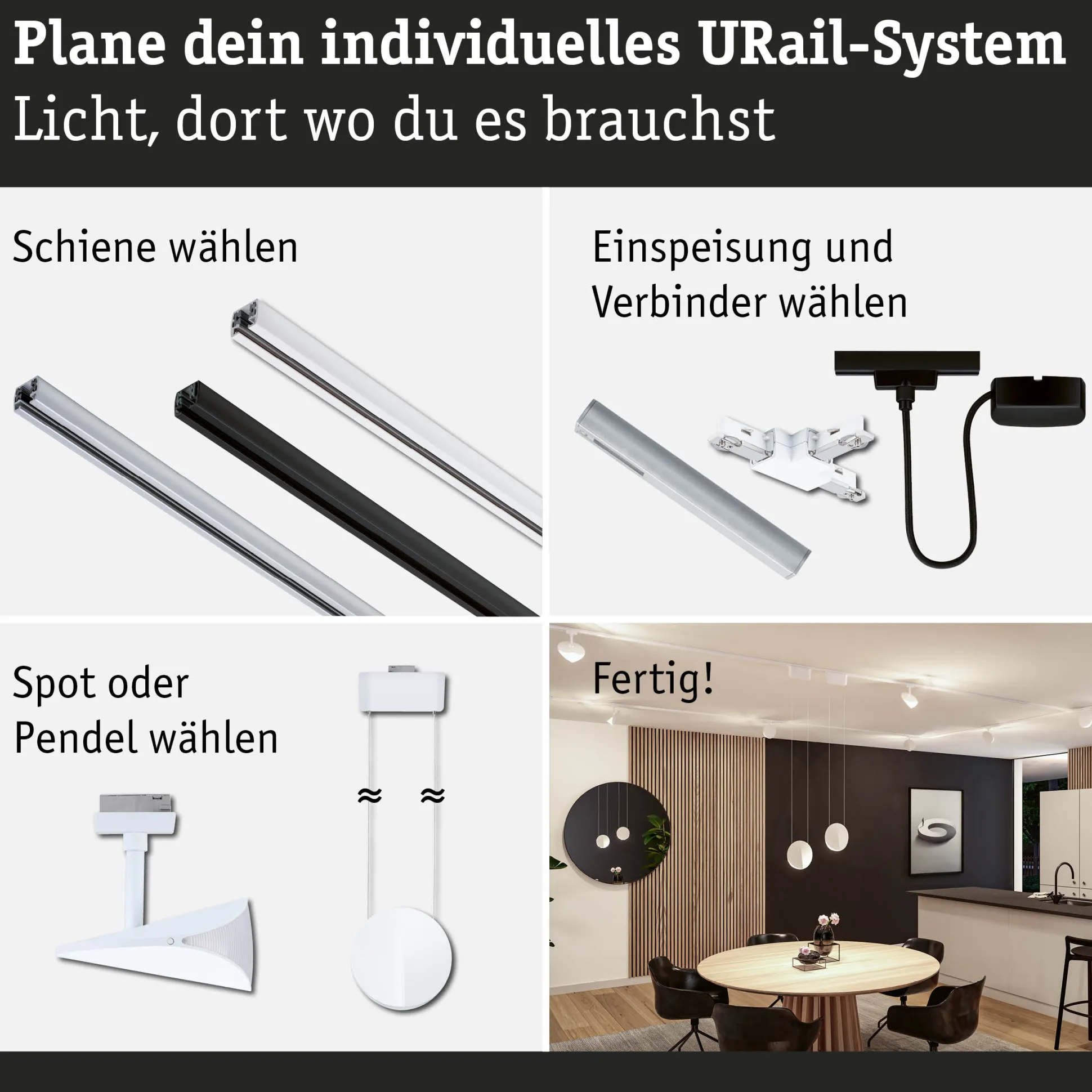 URail Pendel 3-Step-Dim - Alejandro