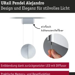 URail Pendel 3-Step-Dim - Alejandro