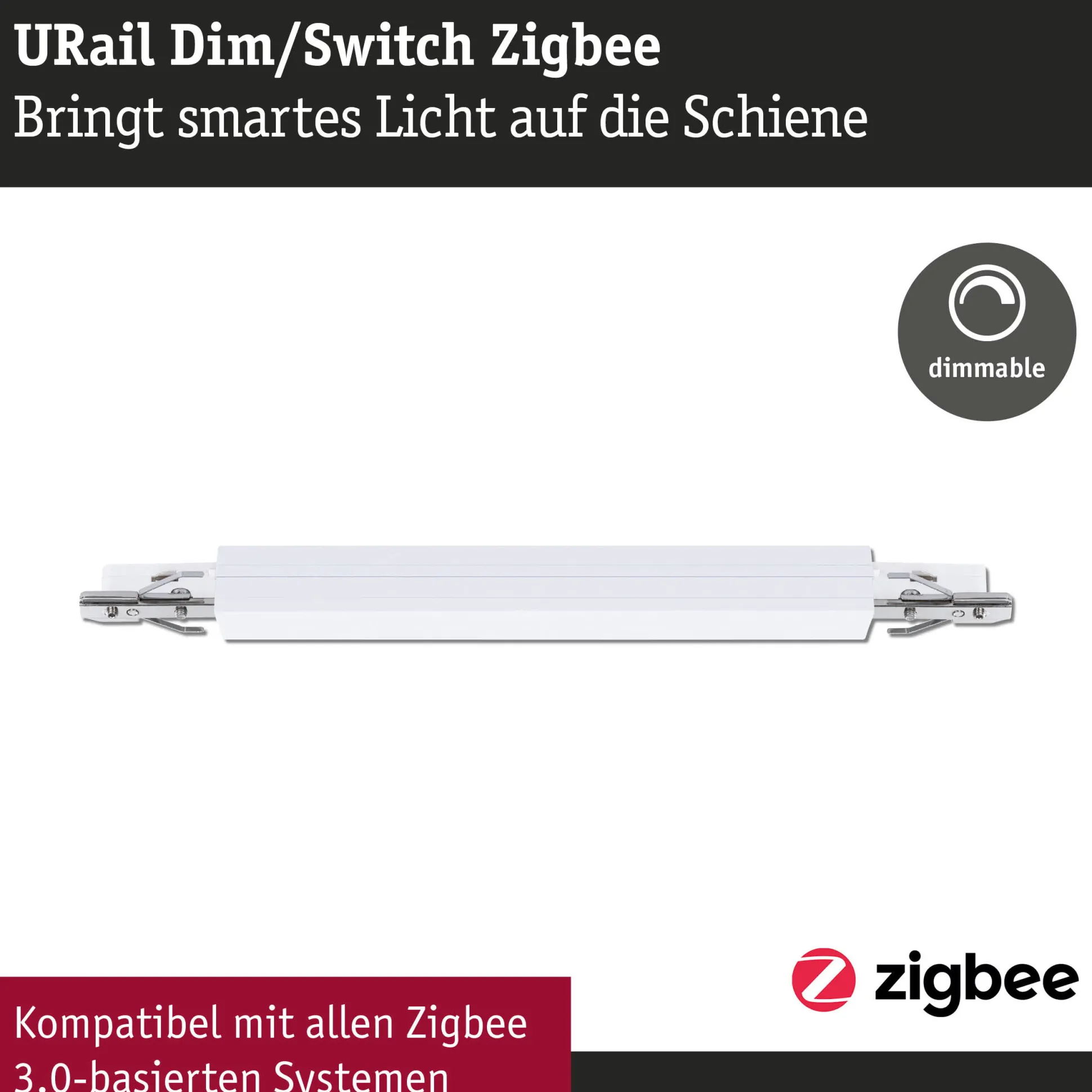 URail Schienenadapter Zigbee 3.0 - Dimm/Switch