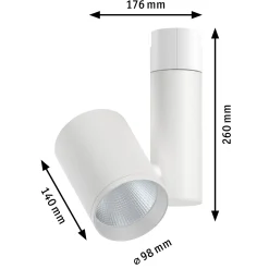 URail Schienenspot - Zeuz Einzelspot 39°