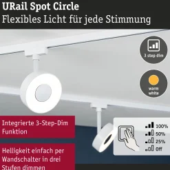 URail Schienenspot 3-Step-Dim - Circle