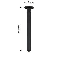 URail Zubehör - URail Zubehör Schienenabhängung 105mm Schwarz matt