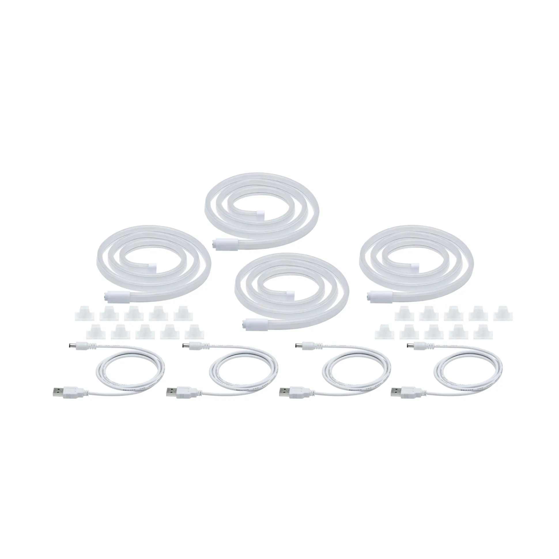 USB LED Strip - Neon Colorflex Farbset Blau,Grün, Orange, Pink