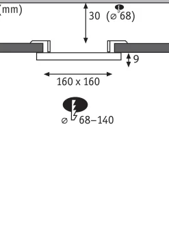 VariFit LED Einbaupanel - Veluna Edge