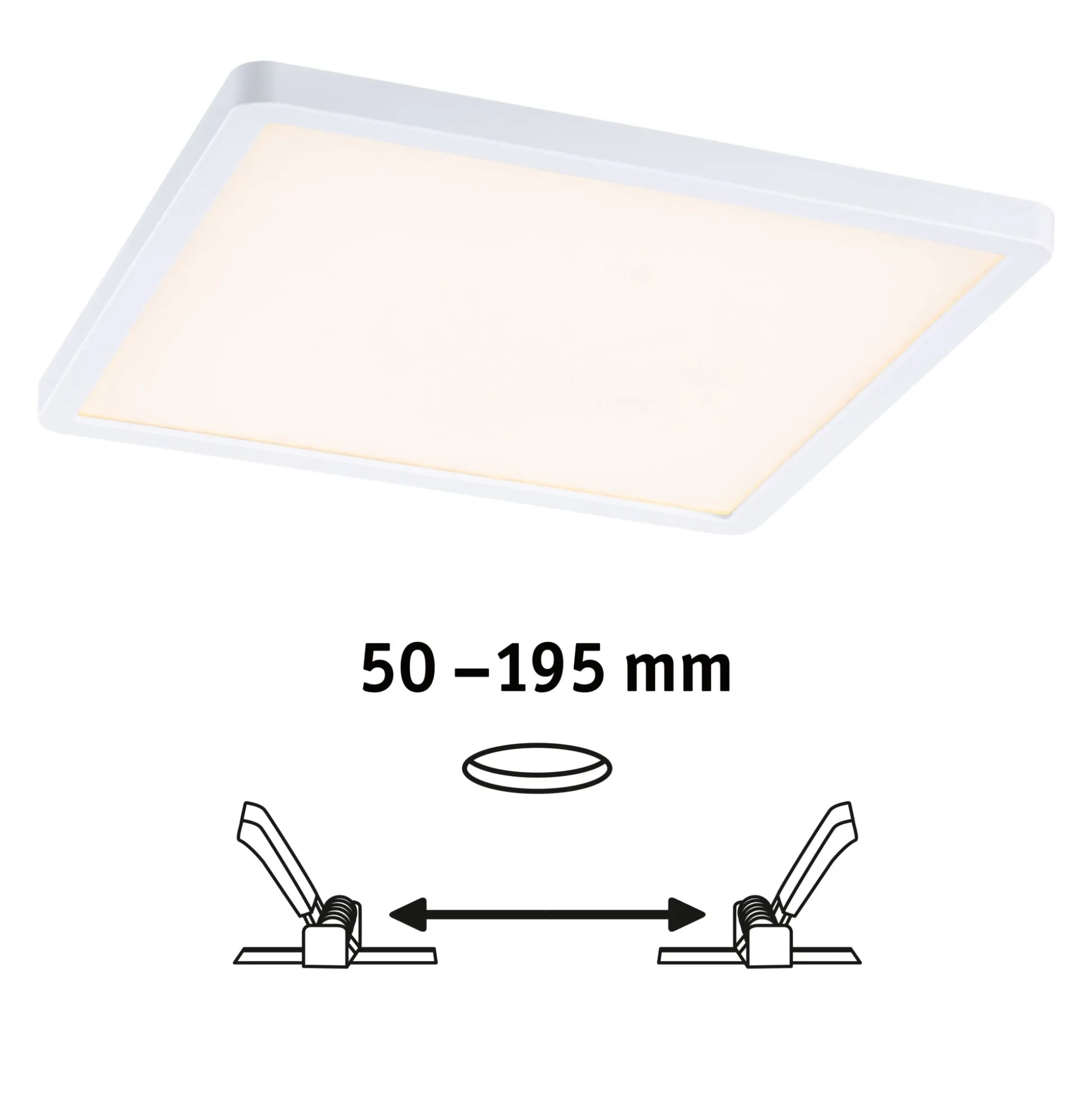 VariFit LED Einbaupanel 3-Step-Dim - Areo