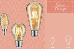 Vintage Edition LED Kolben E27 230V 250lm 4,8W 1800K Gold