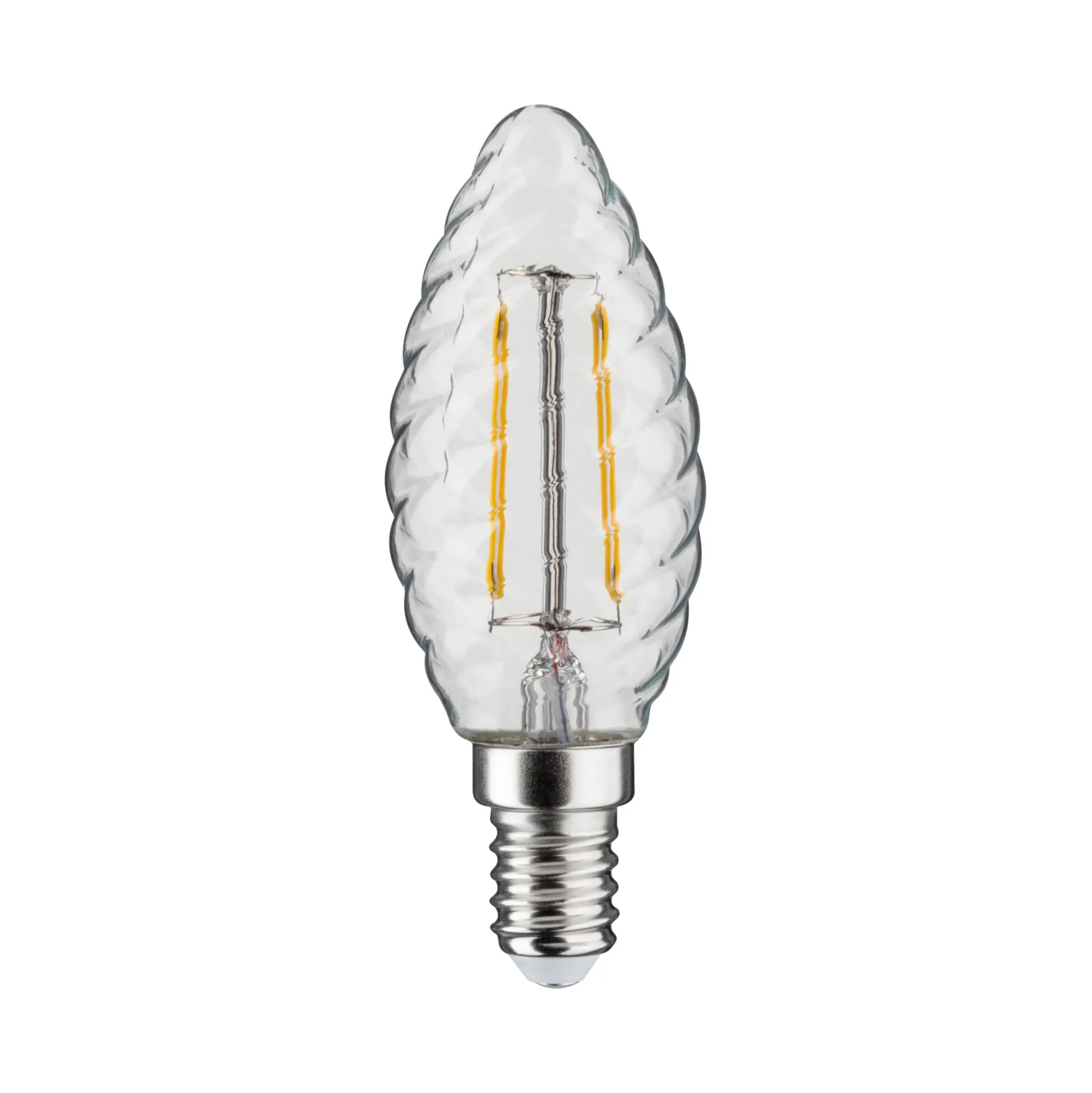 Vintage Edition Standard 230V - LED Kerze gedrehtes Glas