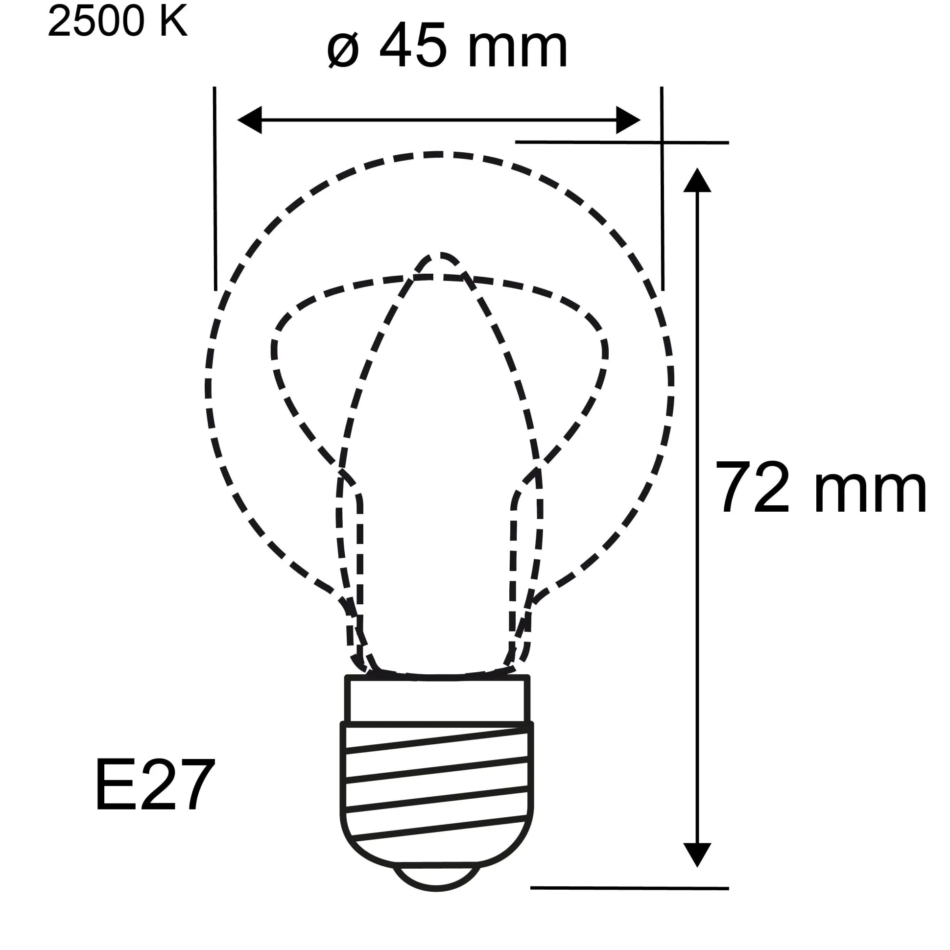 Vintage Edition Standard 230V - LED Tropfen E27