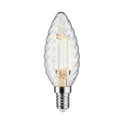 Vintage Edition Standard 230V - LED Kerze gedrehtes Glas