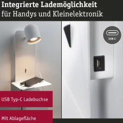 Wandleuchte - Malena USB C