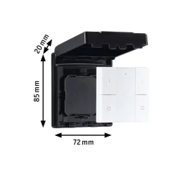 Wandschalter Smart Home Zigbee 3.0 - On/Off/Dimm Outdoor
