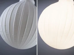 White Lampion Filament 230V - LED Globe G125 E27
